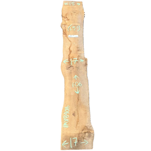 White Oak Live Edge Wood Slab 4068.KWI