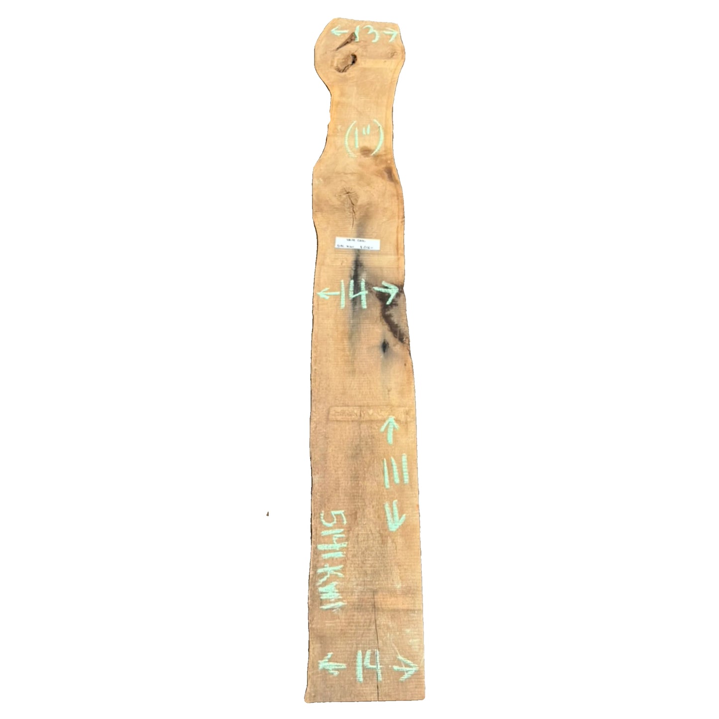 White Oak Live Edge Slab 5141.KWI