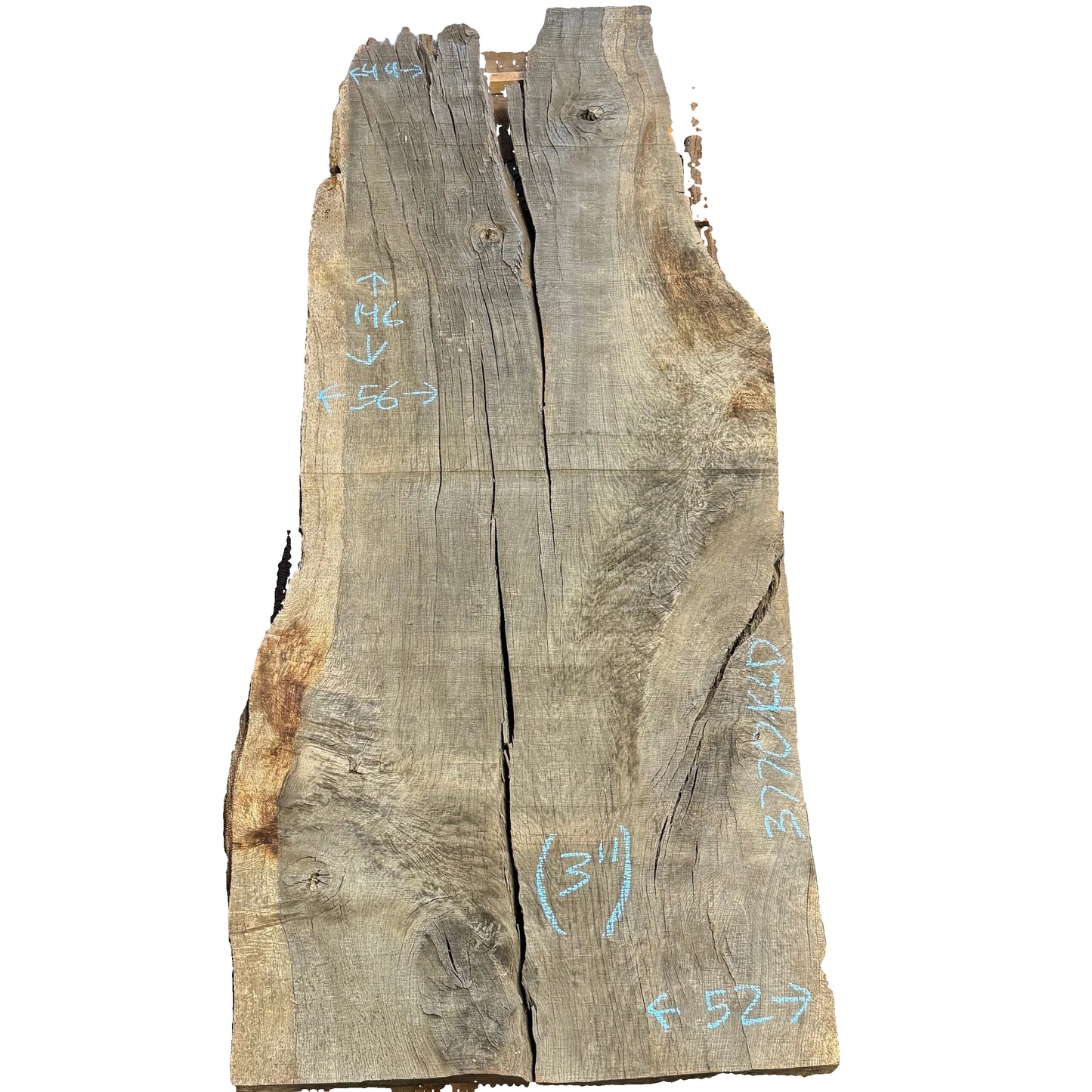 White Oak Live Edge Slab 3770.KLD