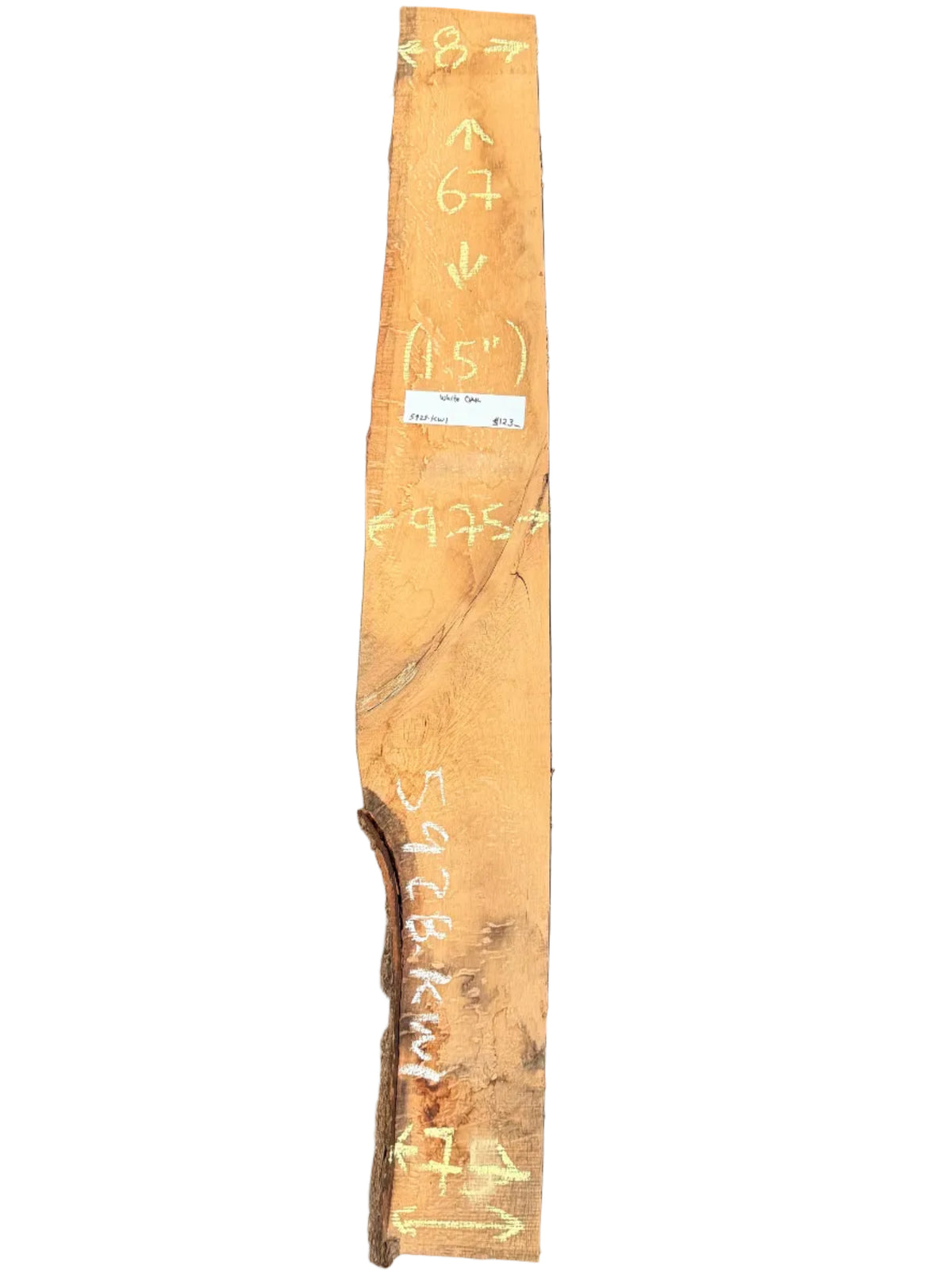 White Oak Rough Sawn Lumber 5928.KWI