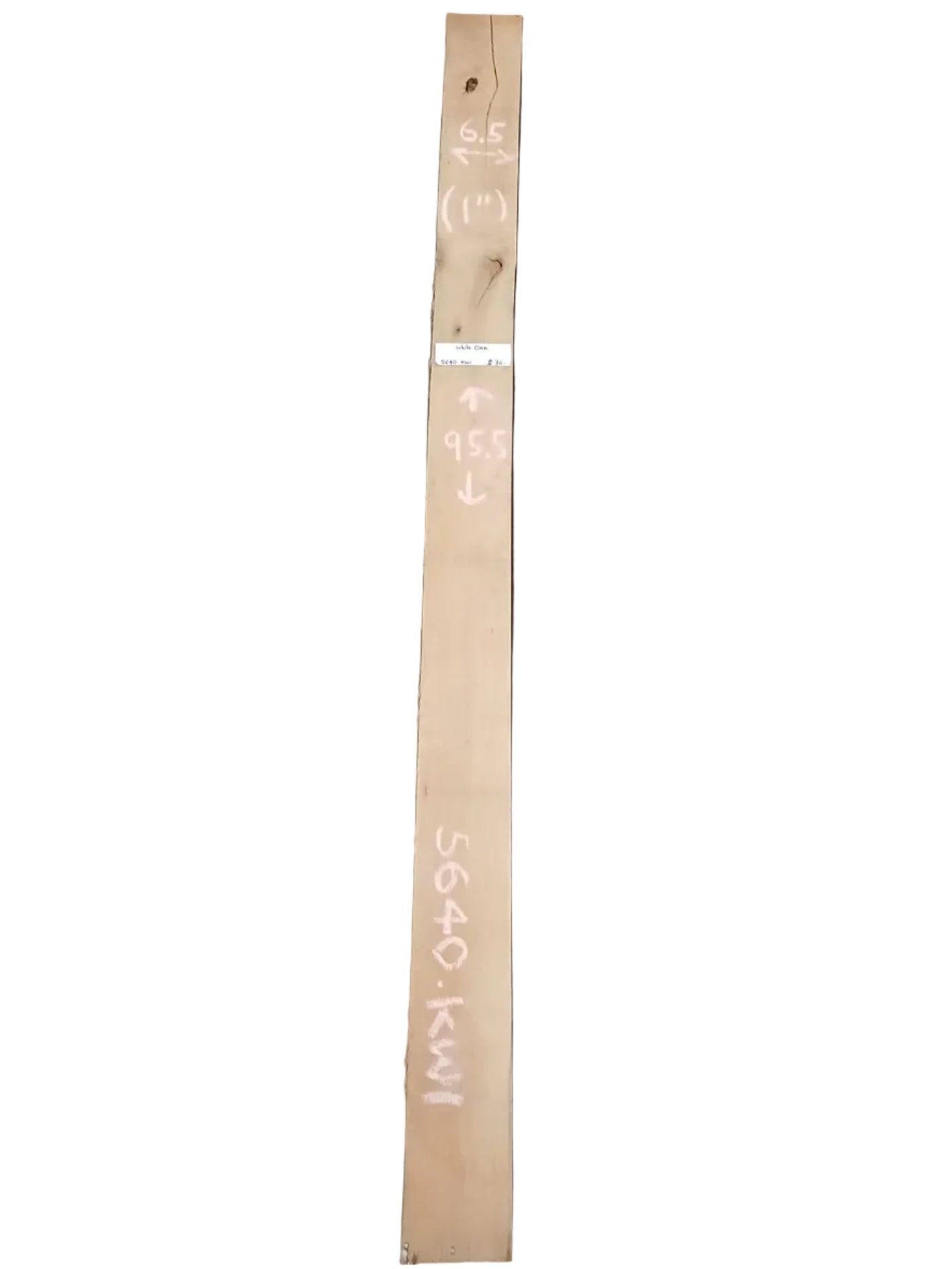 White Oak Rough Sawn Lumber 5640.KWI